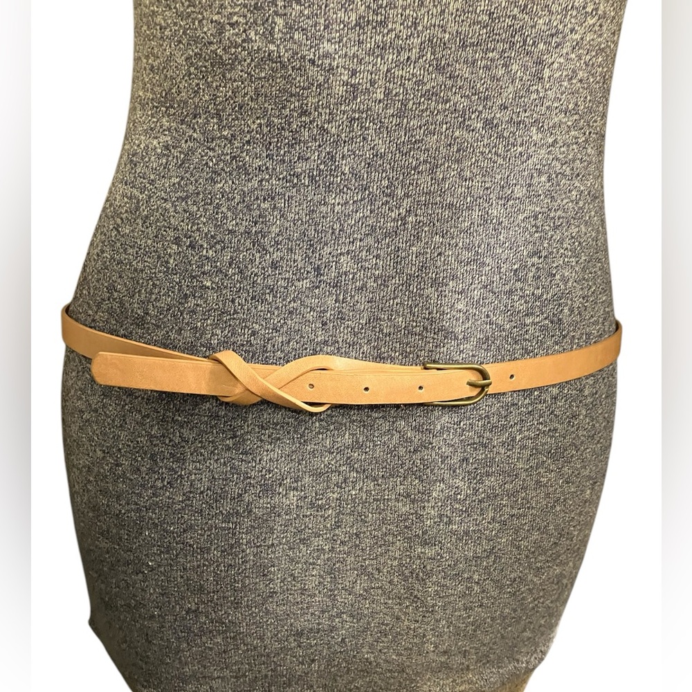 Tan Braided Women’s Belt